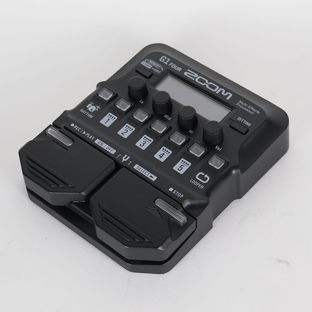 【中古】 ズーム ZOOM G1 FOUR ギターマルチエフェクター 全体