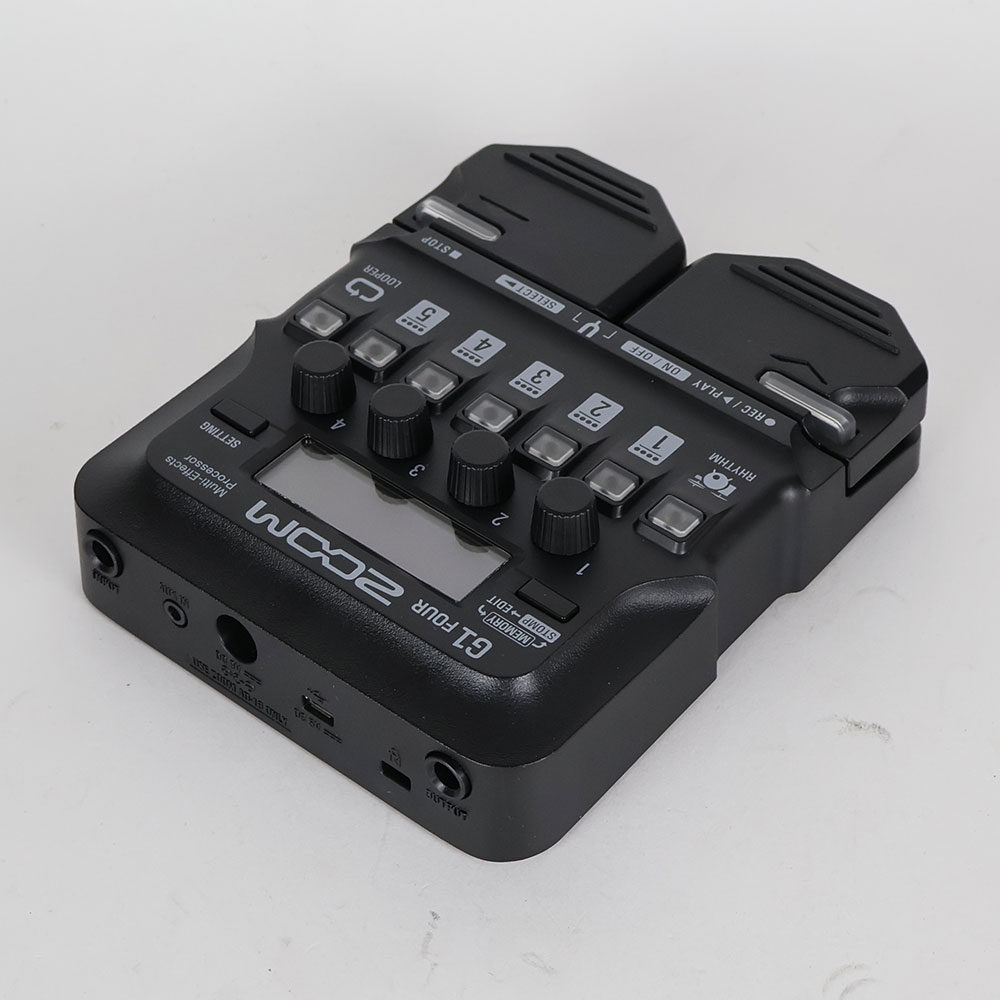 【中古】 ズーム ZOOM G1 FOUR ギターマルチエフェクター 全体
