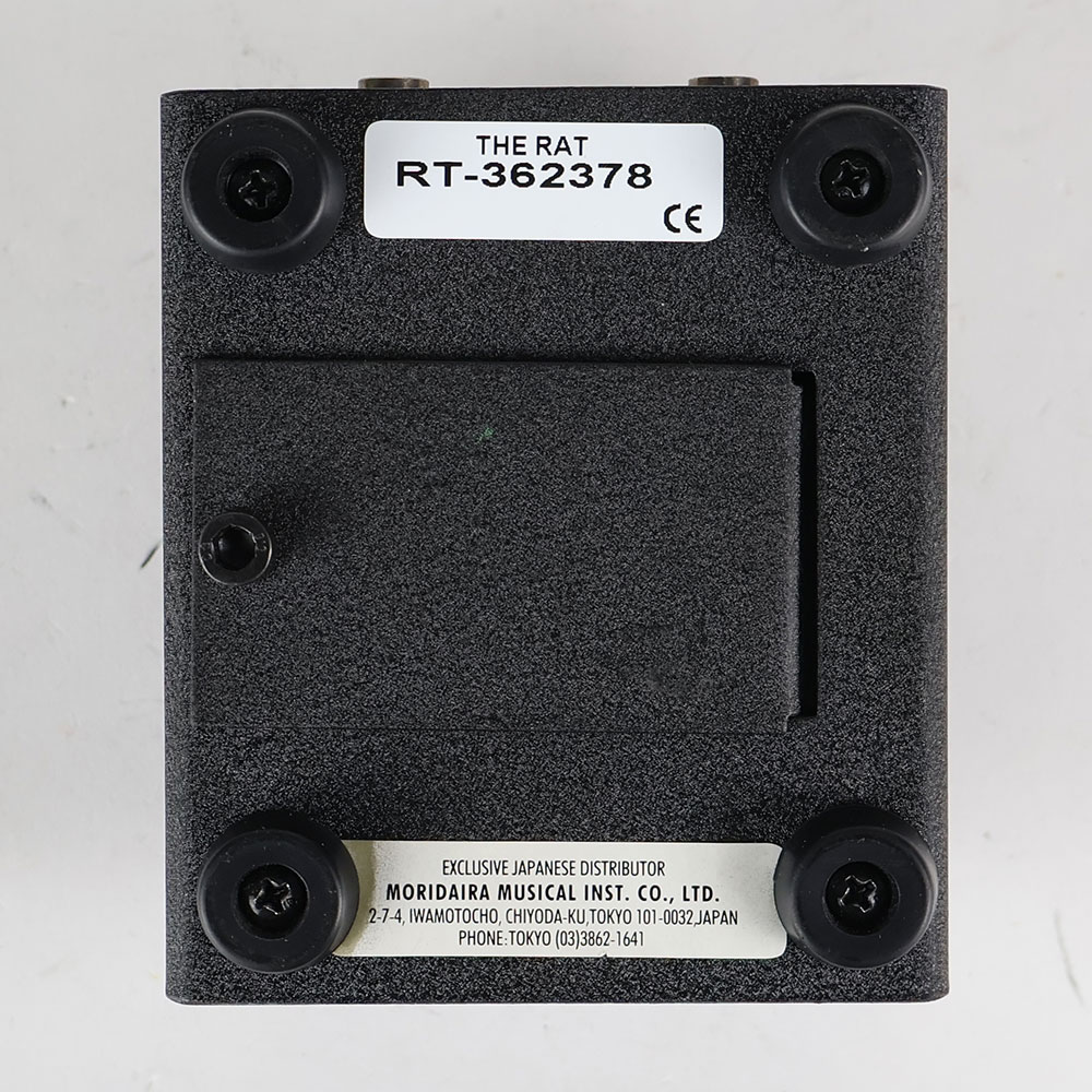 【中古】 ディストーション PROCO RAT2 エフェクター プロコ ラット RAT 裏面