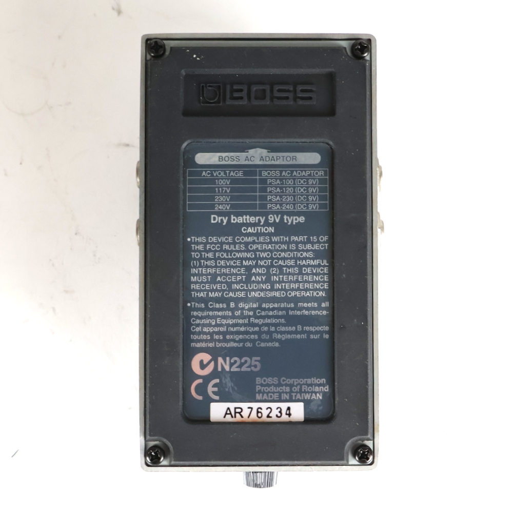【中古】デジタルリバーブ エフェクター BOSS RV-5 Digital Reverb ボス リヴァーブ エフェクター ボトム画像