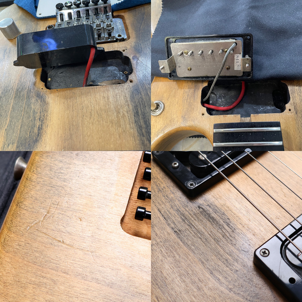 【中古】 エレキギター Washburn N4 Vintage Alder Nuno Bettencourt Signature 2001年製 N4ステッカー無し ヌーノ・ベッテンコートモデル 傷、ピックアップ