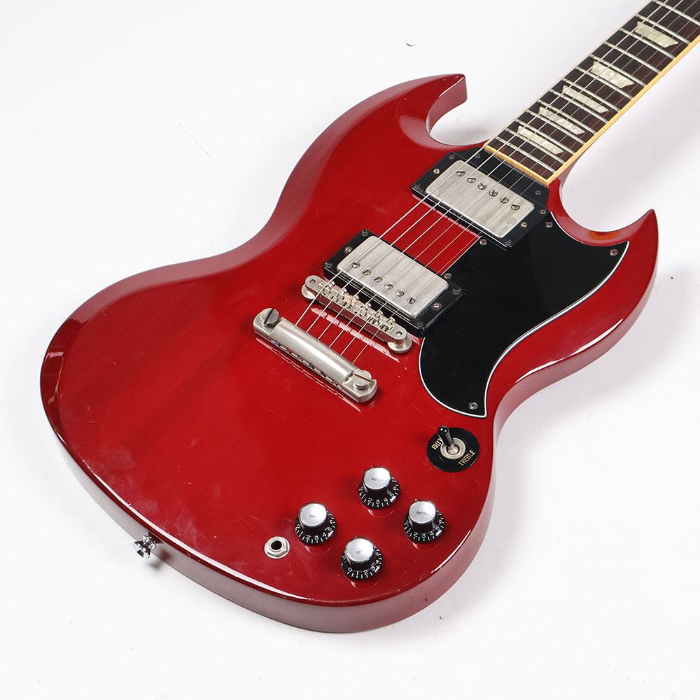 【中古】 エレキギター Gibson Les Paul SG ’61 Reissue Heritage Cherry Mod. 1996年製 Wizz Pickups Premium PAF Clone搭載 Groverペグへ交換あり ギブソン SG ボディ