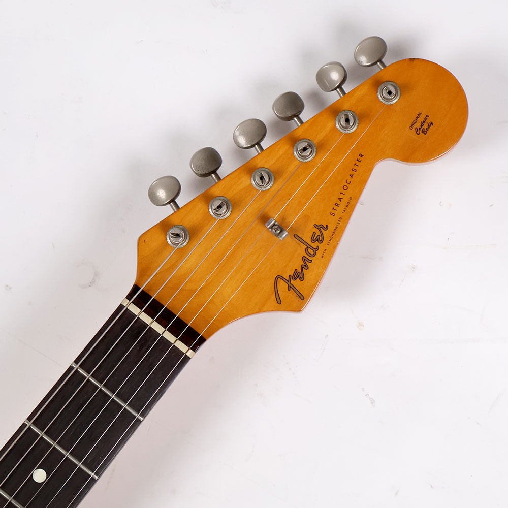 【中古】 エレキギター Fender ’62 Vintage Stratocaster Fiesta Red 1991年製 Mod. フロント/センターピックアップ交換あり アメビン フェンダー ストラトキャスター フェスタレッド ヘッド