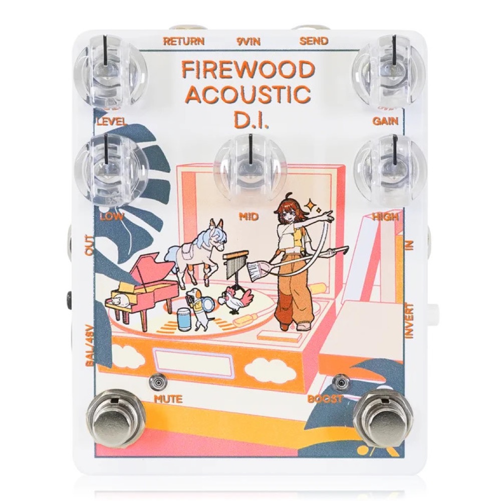 Animals Pedal アニマルズペダル Custom Illustrated FADIMK2 s!on #01 アコースティックDI ギターエフェクター