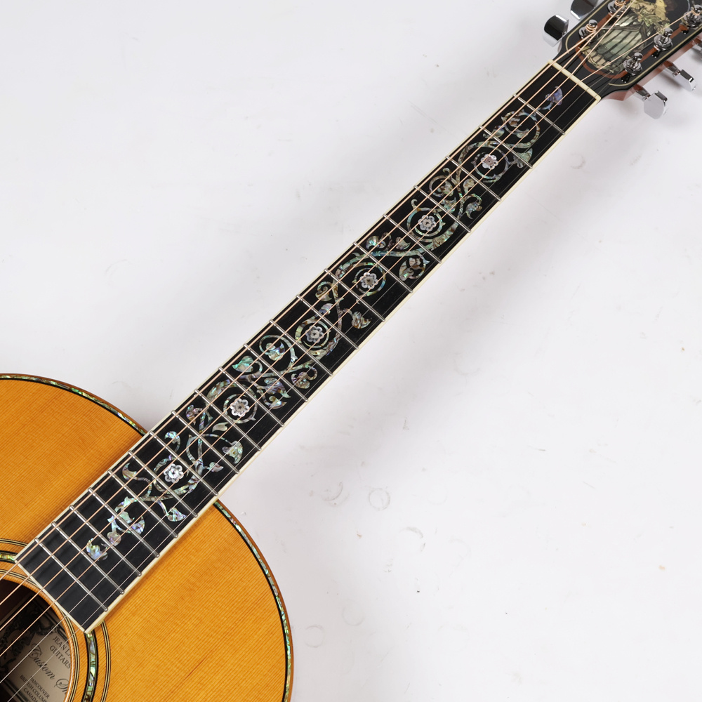 【中古】 アコースティックギター LARRIVEE L-10 CT Sophia 1999年製 ラリビー Tree of Lifeと美しい女性が描かれた豪華絢爛なインレイワーク 指板