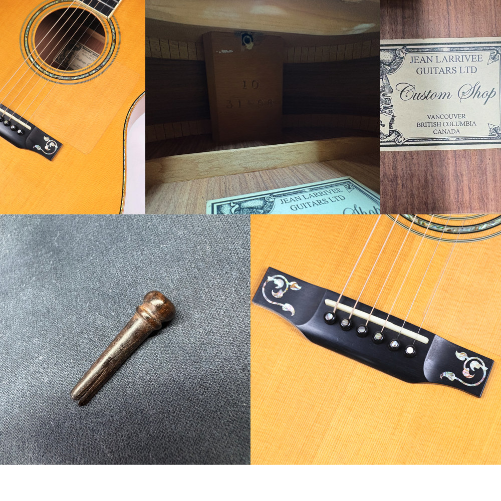 【中古】 アコースティックギター LARRIVEE L-10 CT Sophia 1999年製 ラリビー Tree of Lifeと美しい女性が描かれた豪華絢爛なインレイワーク ラベル