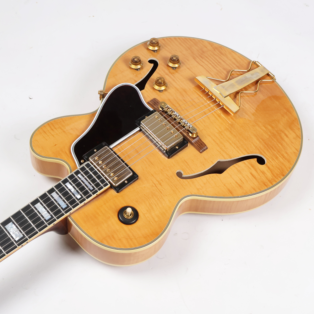 【中古】 エレキギター Gibson Memphis ES-275 Figured Dark Vintage Natural 2016年製 フルコースティックギター ギブソン メンフィス ES275 ナチュラル ボディトップ