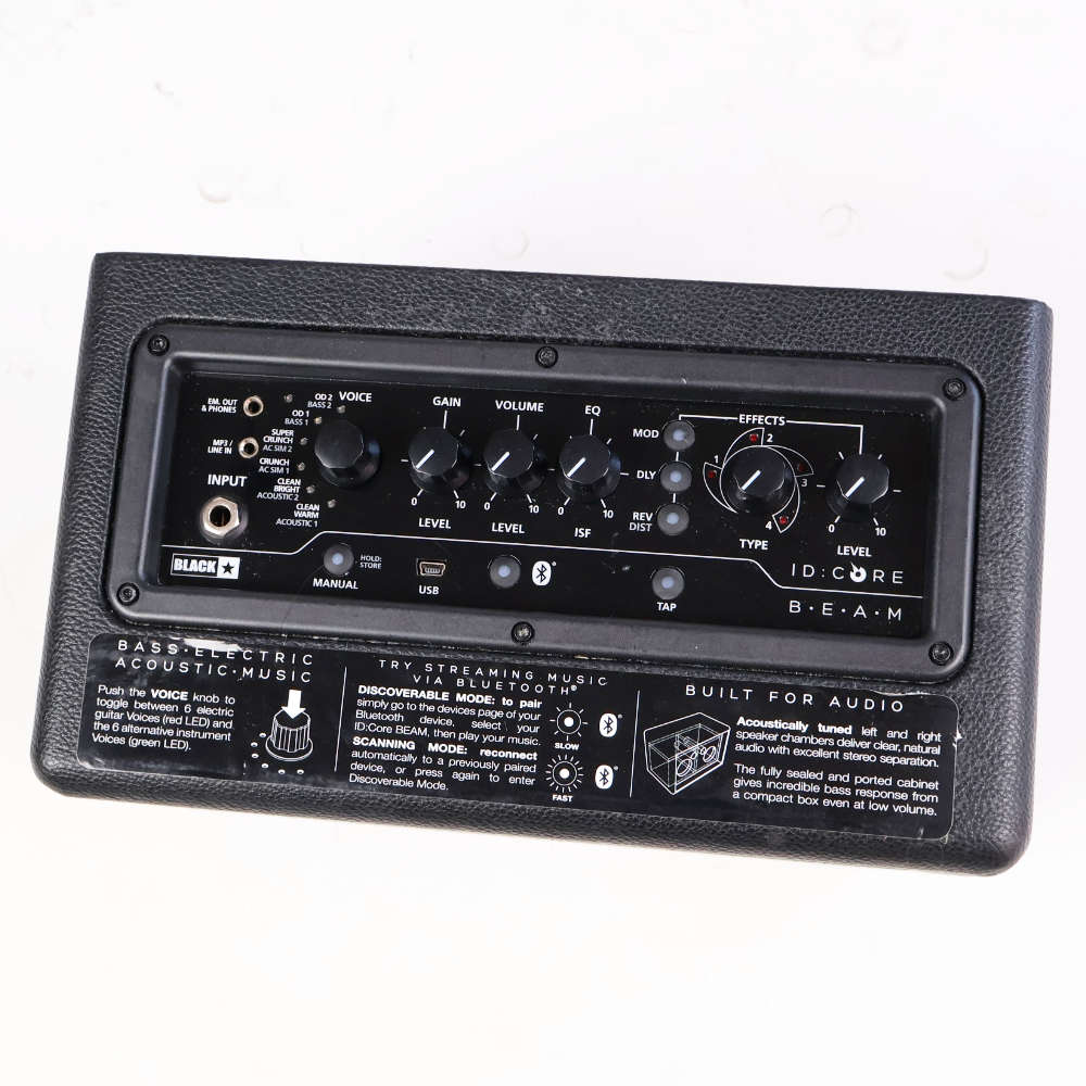 【中古】 ギターアンプ BLACKSTAR ID:Core BEAM 小型ギターアンプ コンボ Bluetooth搭載 コントロール