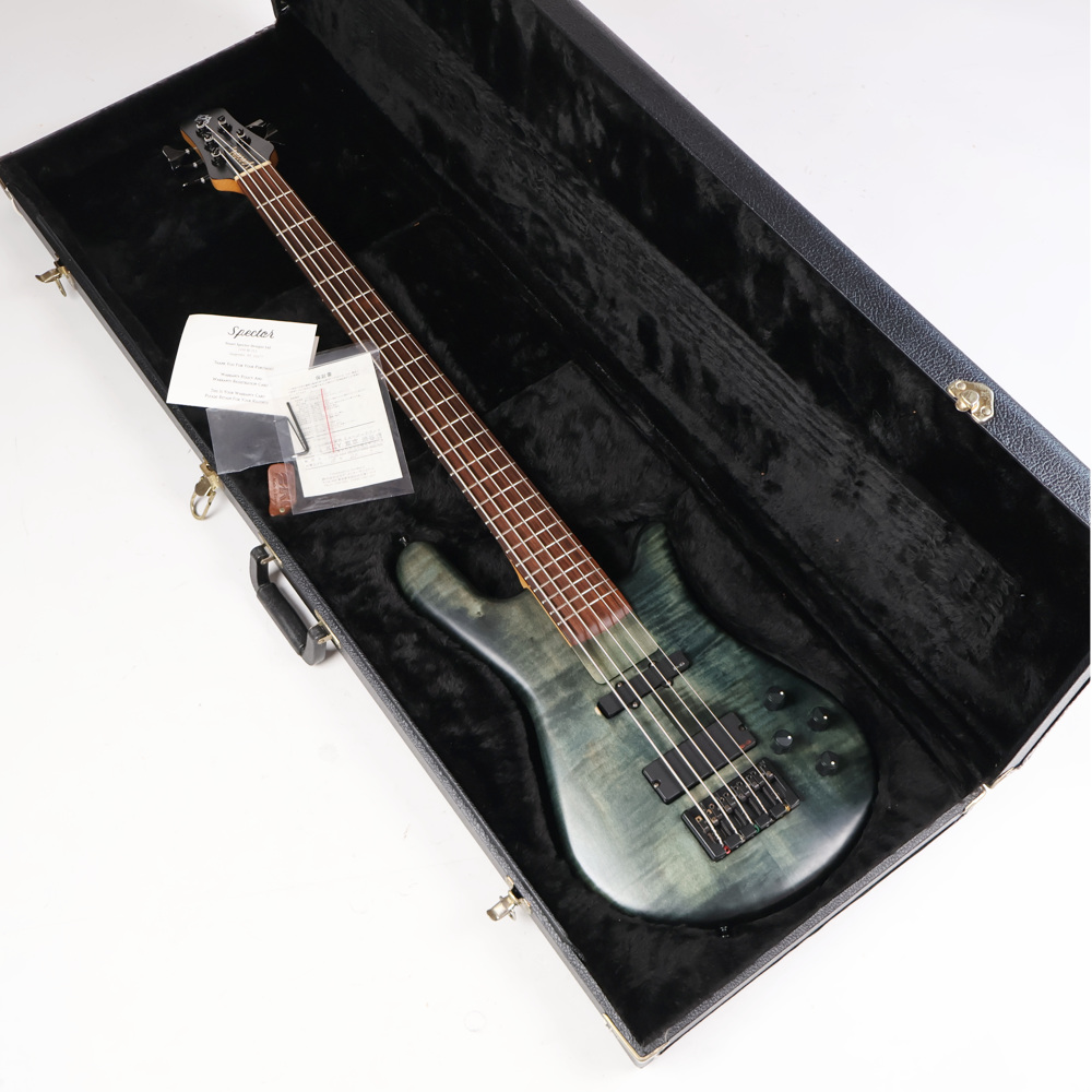 【中古】Spector USA スペクター NS-JH5 CM 2003年製 5弦エレキベース ボルトオン EMGピックアップ搭載 ケース