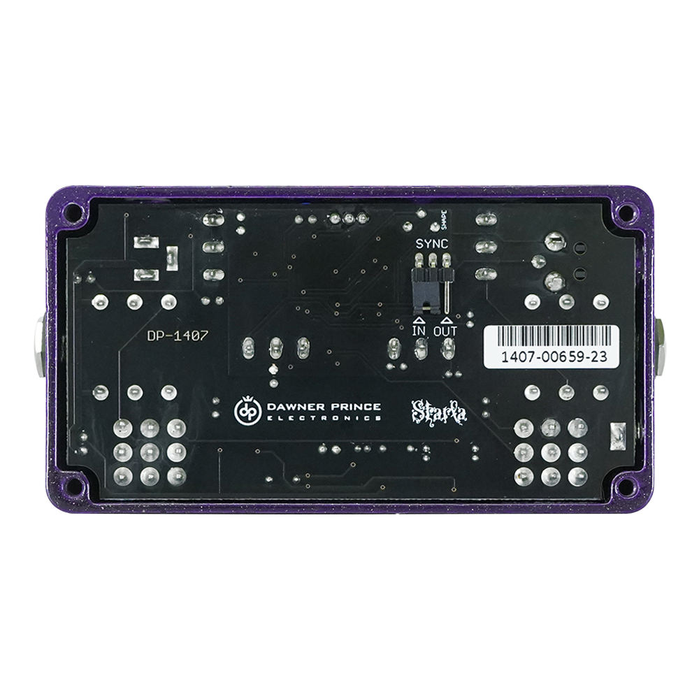 DAWNER PRINCE ELECTRONICS ドウナープリンスエレクトロニクス STARLA トレモロ ギターエフェクター ボトム画像