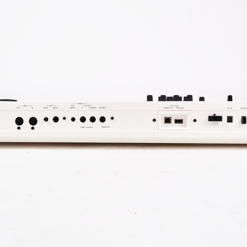 【中古】 シンセサイザー ROLAND ローランド JUNO-DS61 W 61鍵 インサート