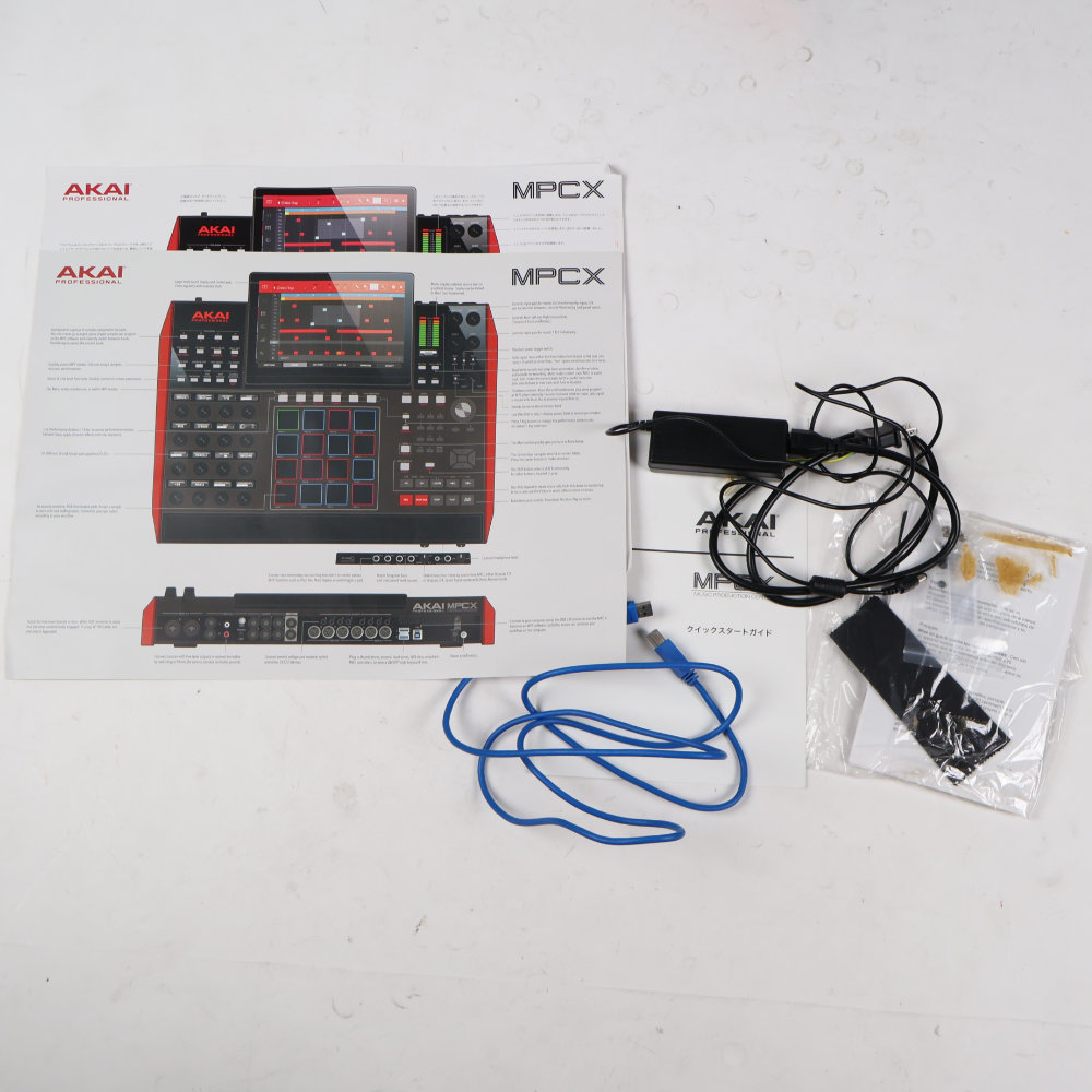 【中古】 スタンドアロンMPC サンプラー AKAI MPC X 付属品