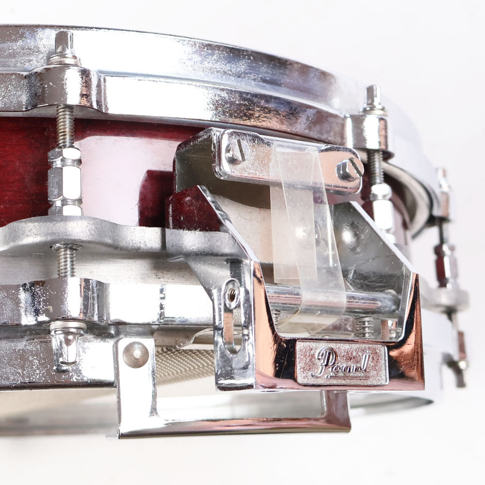 【中古】スネアドラム パール Pearl Free Floating Snare Maple Shell 14×3.5 Made in Japan アップ