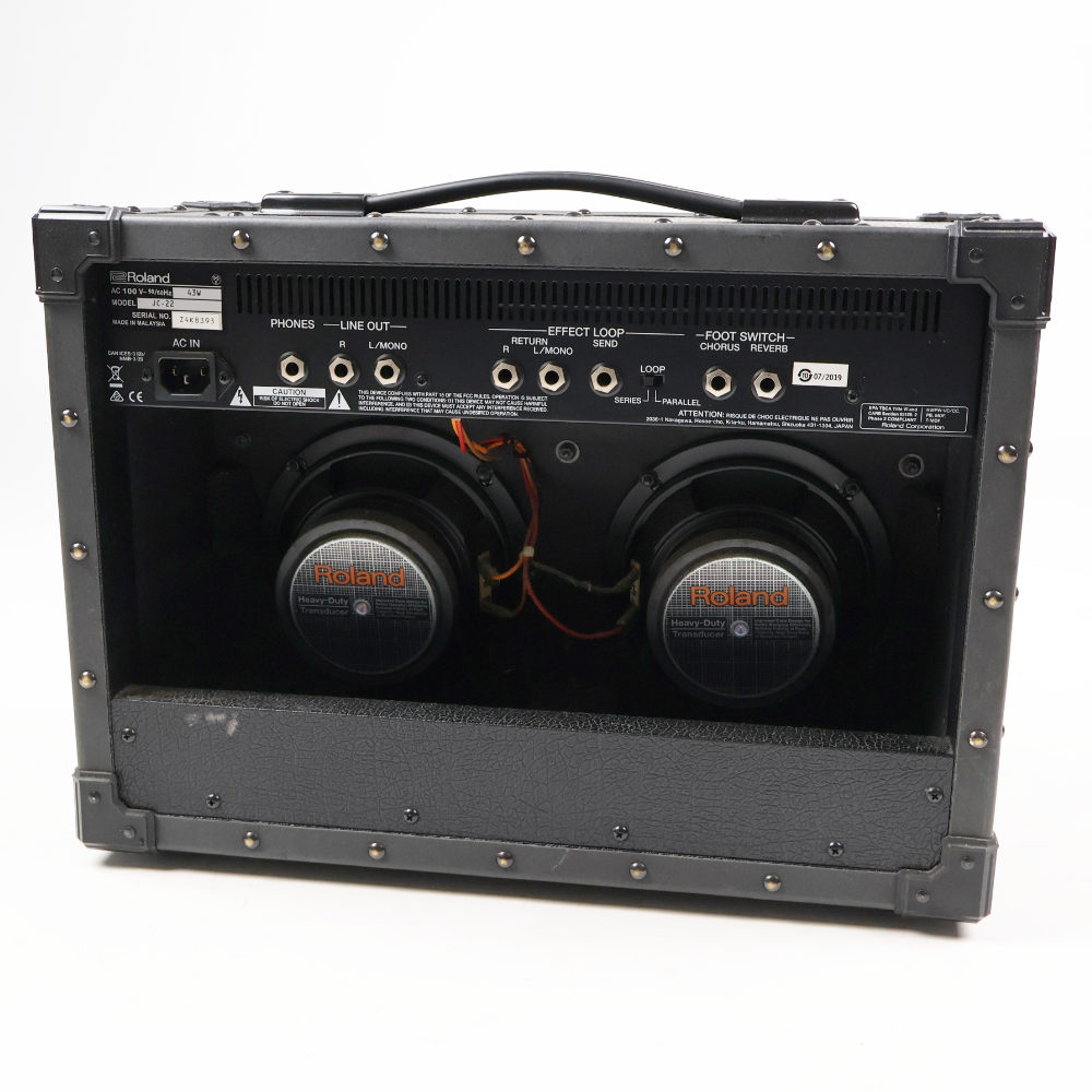 【中古】 ROLAND ローランド JC-22 Jazz Chorus Guitar Amplifier ジャズコーラス ギターアンプ 本体画像 裏