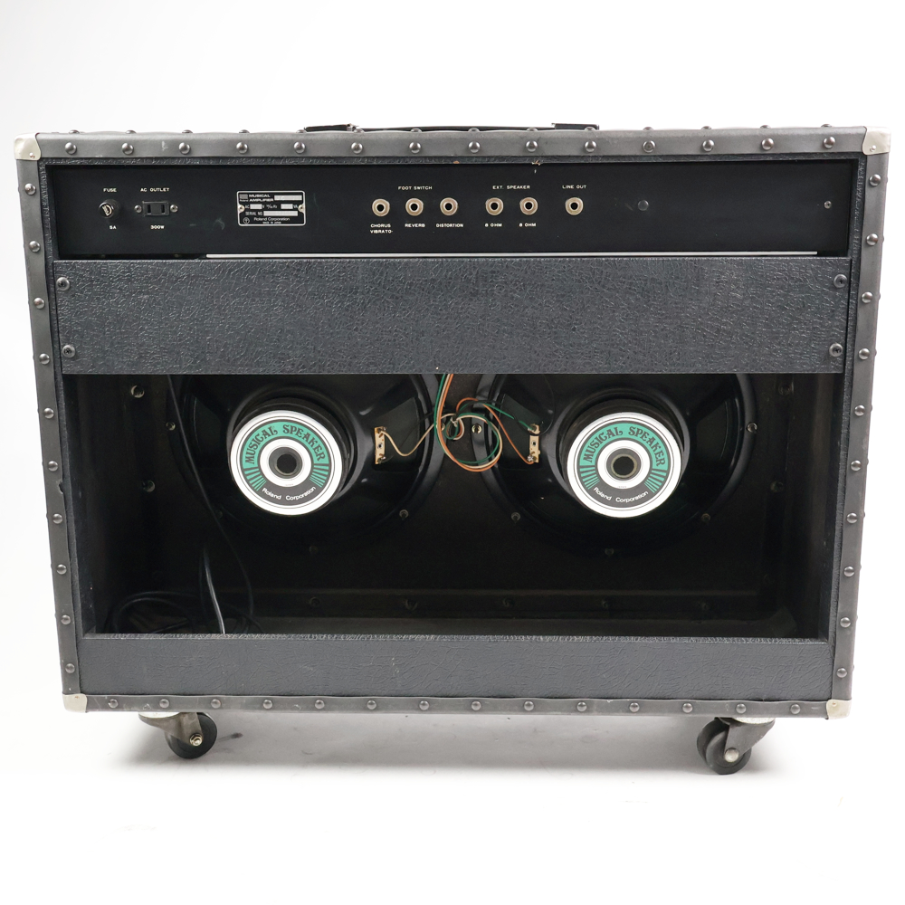 【中古】 ギターアンプ ROLAND JC-120 JAZZ CHORUS 初期型 1976年製 背面