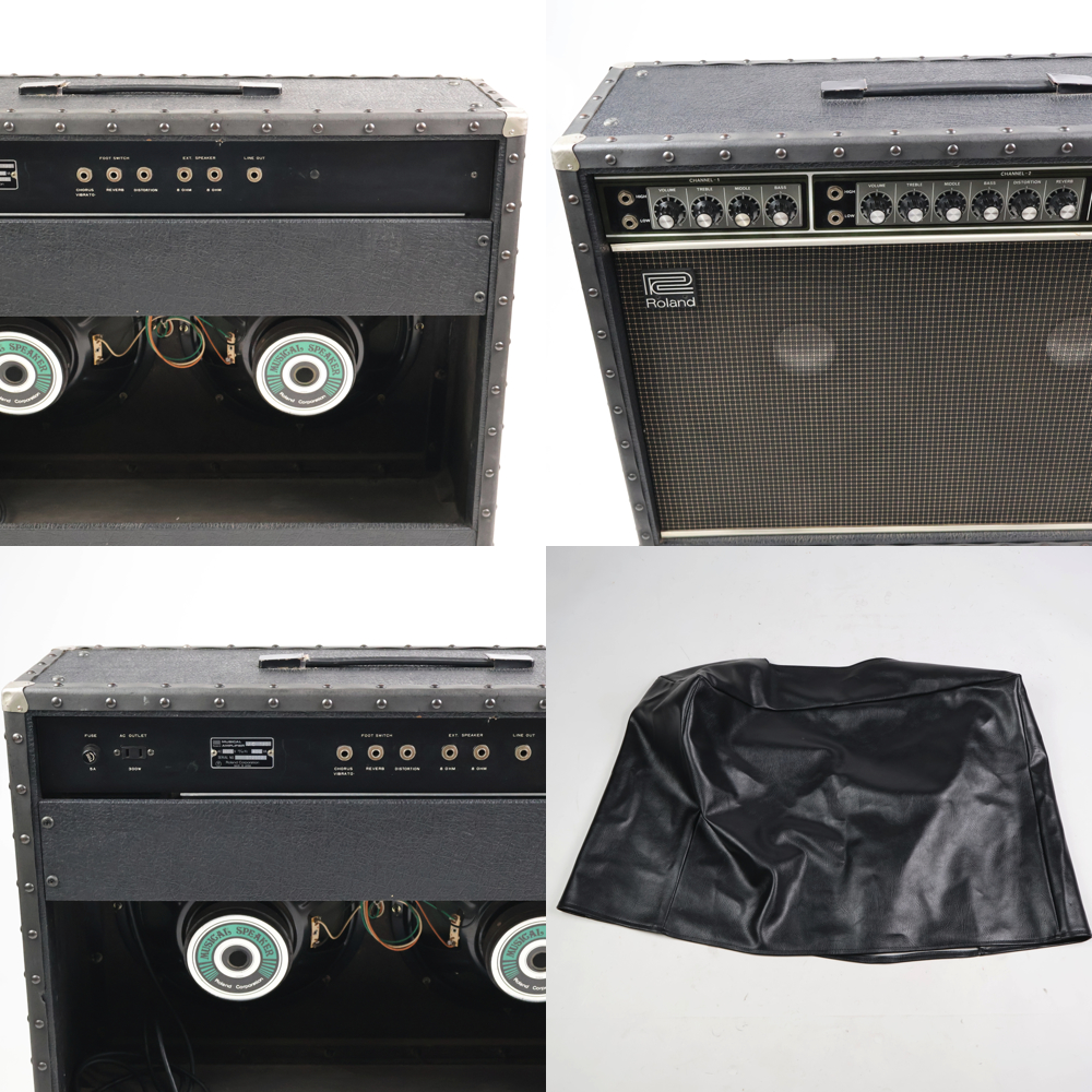 【中古】 ギターアンプ ROLAND JC-120 JAZZ CHORUS 初期型 1976年製 背面