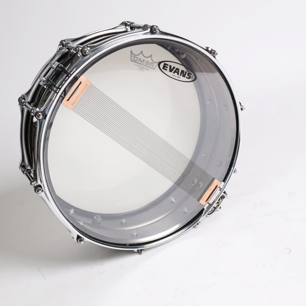 【中古】 PORK PIE ポークパイ Black Chrome Brass Shell 14x5 2003年製 スネアドラム スネアサイド