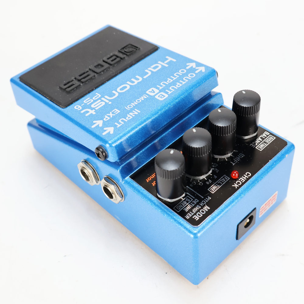 【中古】 ハーモナイザー エフェクター BOSS PS-6 Harmonist ギターエフェクター ハーモニスト ピッチシフター 本体画像 斜め