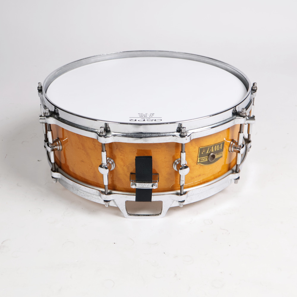 【中古】 スネアドラム タマ TAMA BIRD’S EYE ALL MAPLE SNARE DRUMS 14x5 Made in Japan サイド