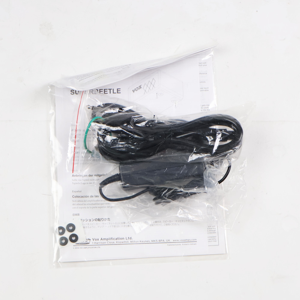 【中古】 ギターアンプ&キャビネット VOX MINI SUPERBEETLE Union Jack MSB25-UJ 付属品