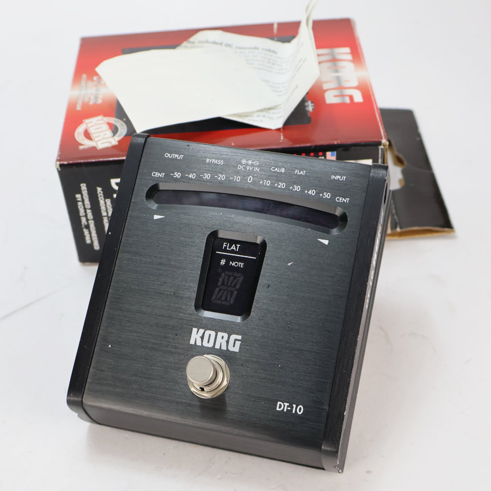 【中古】 ペダルチューナー KORG DT-10BR コルグ ギターチューナー