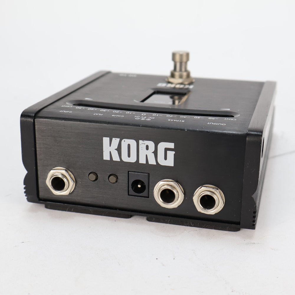 【中古】 ペダルチューナー KORG DT-10BR コルグ ギターチューナー 背面