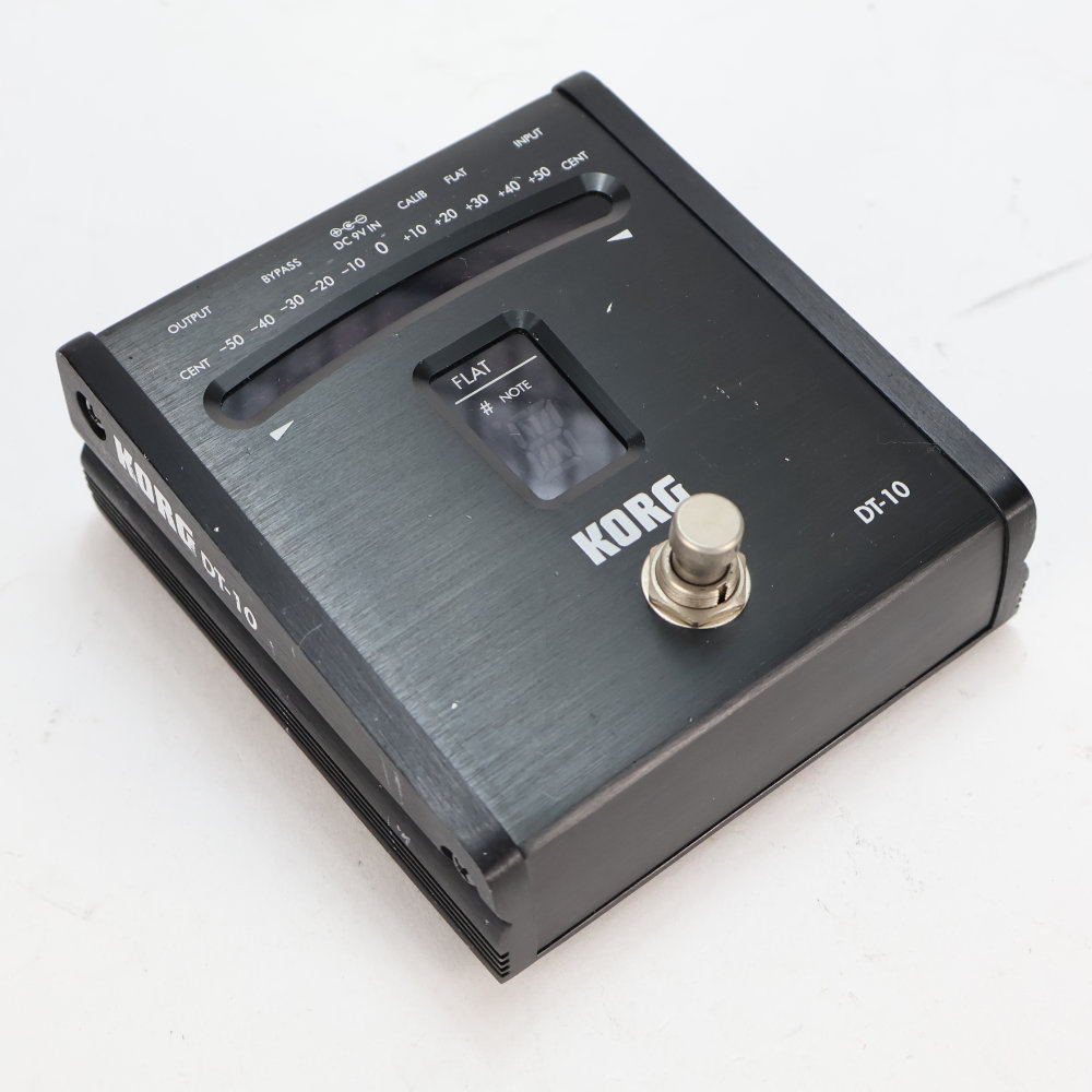 【中古】 ペダルチューナー KORG DT-10BR コルグ ギターチューナー 全体