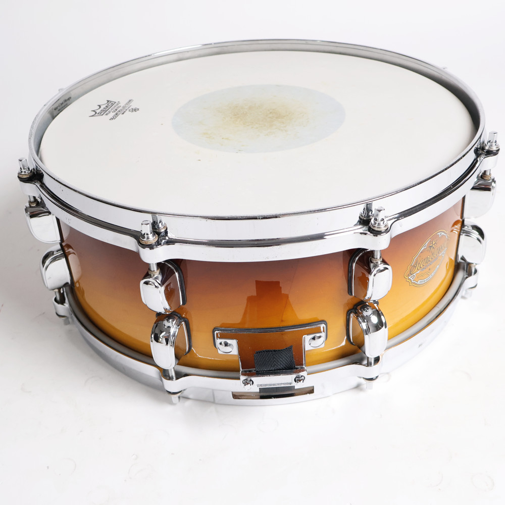 【中古】スネアドラム タマ TAMA SMS455T STARCLASSIC Maple 14x5.5 スネアドラム 側面