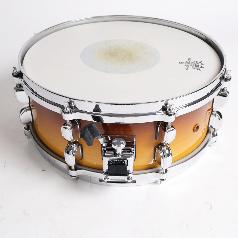 【中古】スネアドラム タマ TAMA SMS455T STARCLASSIC Maple 14x5.5 スネアドラム 側面