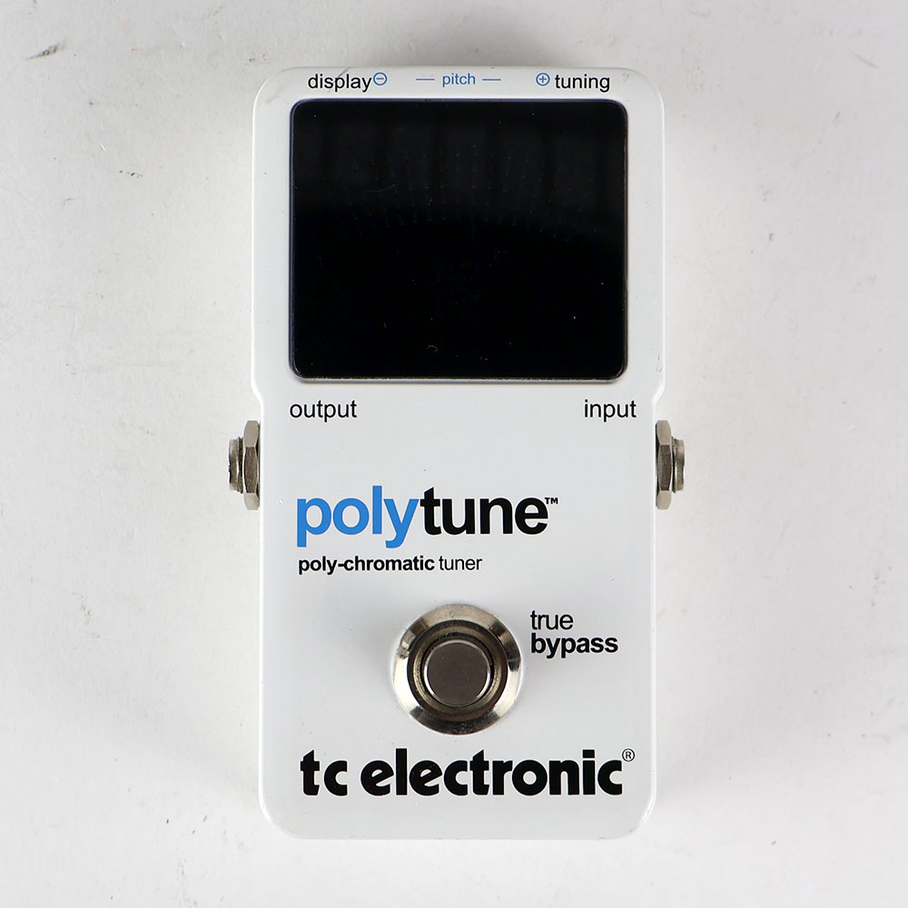 【中古】 チューナー tc electronic PolyTune 1 ポリフォニックチューナー ポリチューン ペダルチューナー 正面