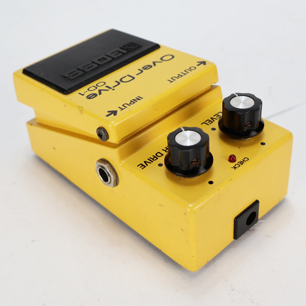 【中古】 オーバードライブ エフェクター BOSS OD-1 Over Drive 1982年製 ギターエフェクター 側面
