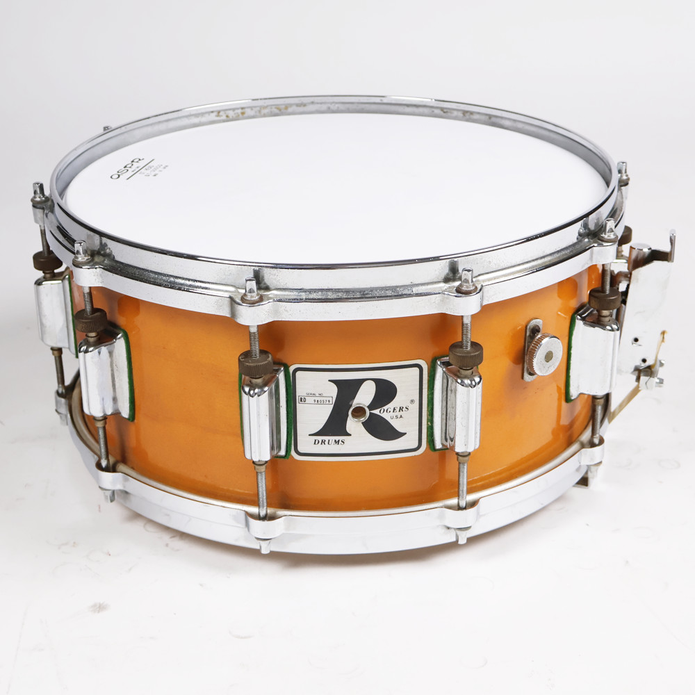 【中古】 Rogers ロジャース SUPERTEN XP-10 Natural Maple 14x6.5 スネアドラム