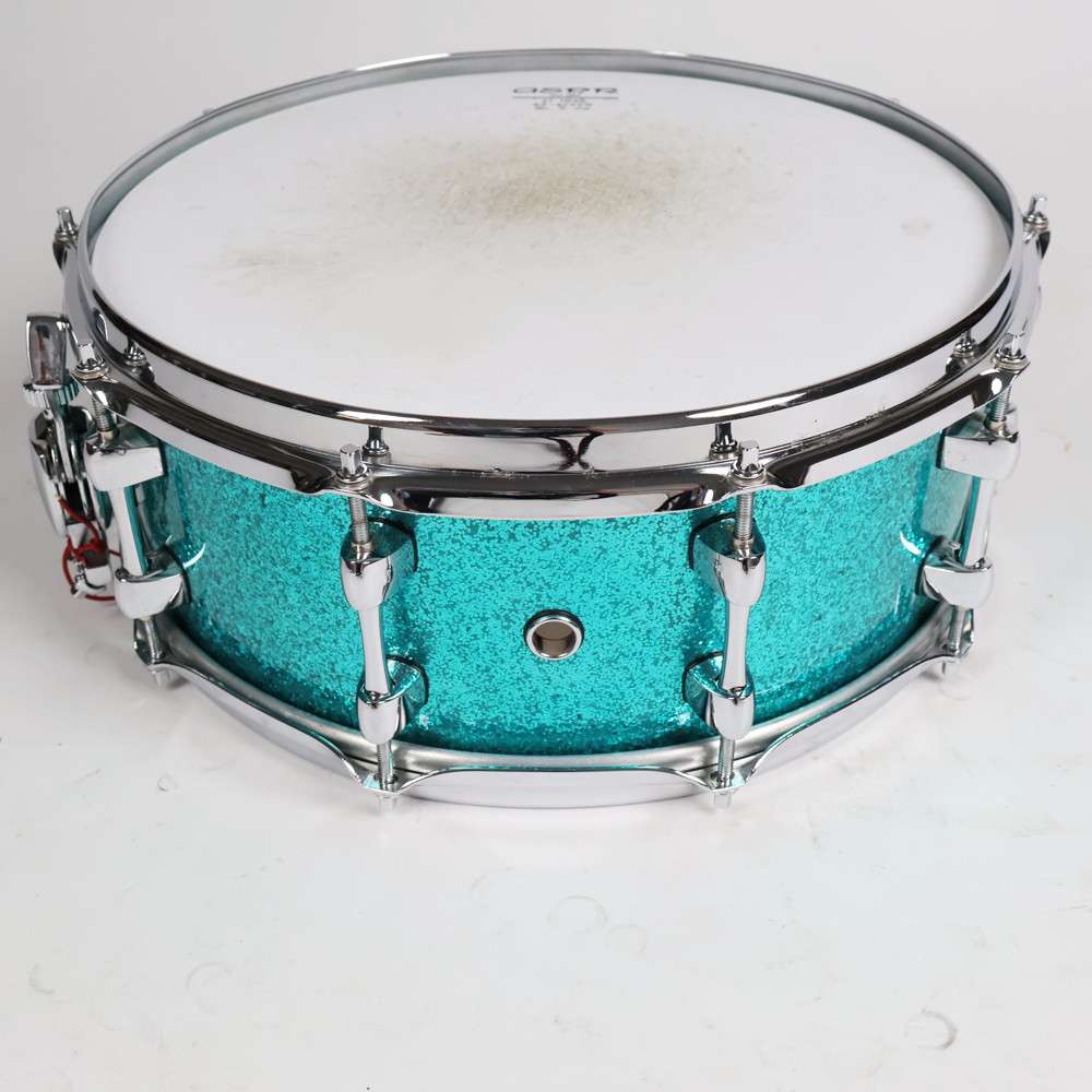 【中古】 スネアドラム サカエ SAKAE SD1455BC 14x5.5 バーチシェル Made in Japan 側面