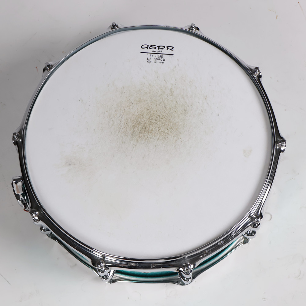 【中古】 スネアドラム サカエ SAKAE SD1455BC 14x5.5 バーチシェル Made in Japan 打面