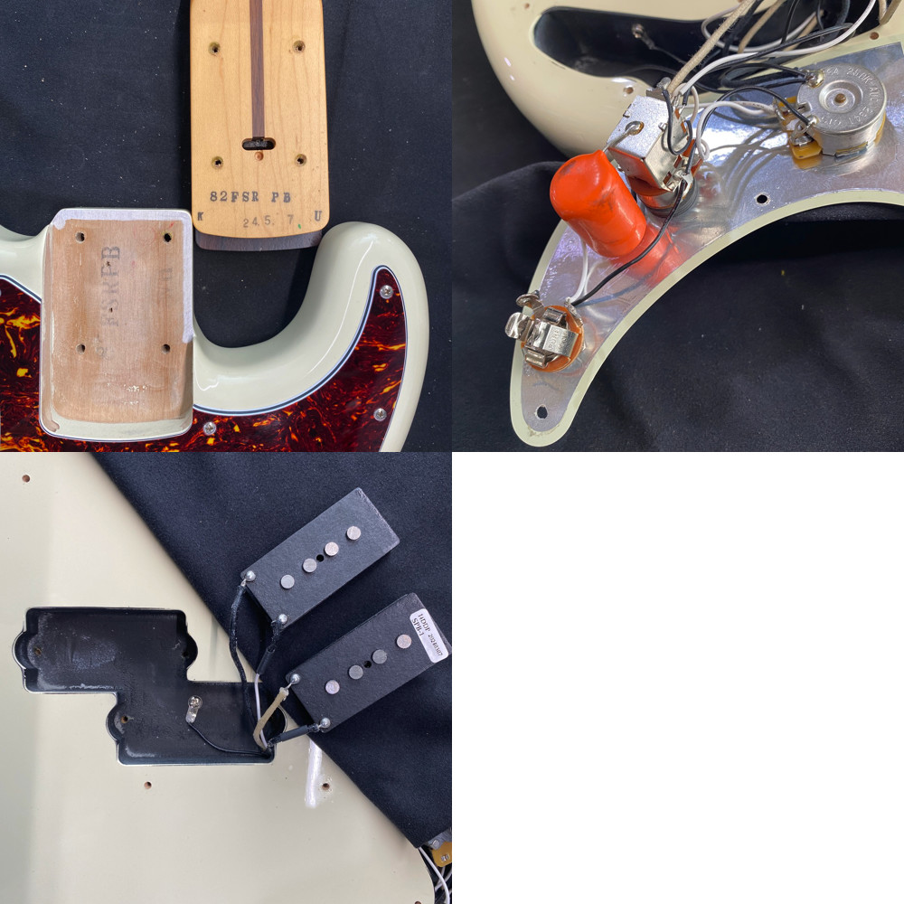 【中古】 エレキベース Fender FSR Hybrid II Precision Bass Rosewood FingerBoard Olympic White 2024年製 Duncan SPB-1ピックアップ搭載 Made in Japan 日本製 フェンダー プレシジョンベース プレベ ピックアップ