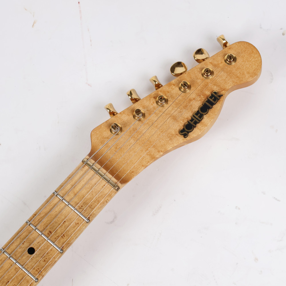 【中古】 エレキギター Schecter CL-T PA オーダーモデル テレキャスタースタイル バーズアイメイプルネック シェクター ヘッド