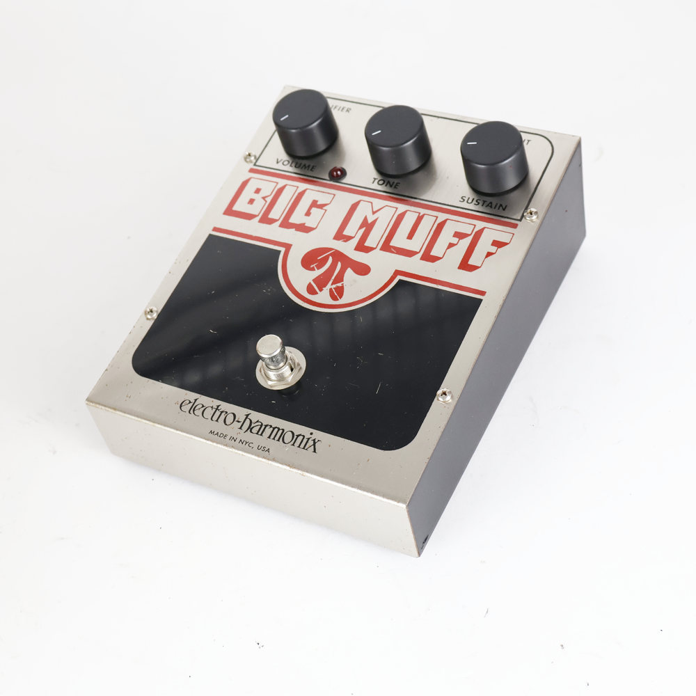 【中古】 ファズ ディストーション エフェクター ELECTRO-HARMONIX エレハモ Big Muff Pi Reissue 初期型 EC3003-A 基盤 ビッグマフ ギターエフェクター 側面