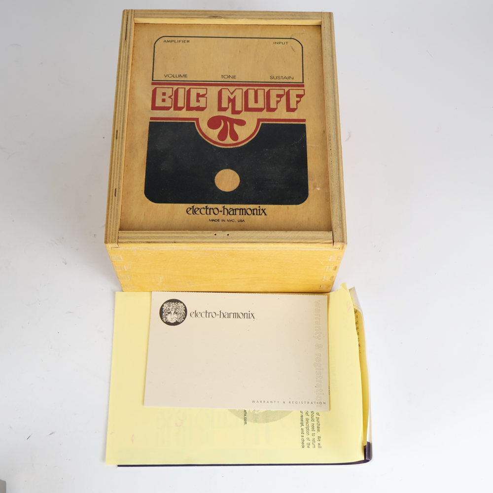 【中古】 ファズ ディストーション エフェクター ELECTRO-HARMONIX エレハモ Big Muff Pi Reissue 初期型 EC3003-A 基盤 ビッグマフ ギターエフェクター 付属品