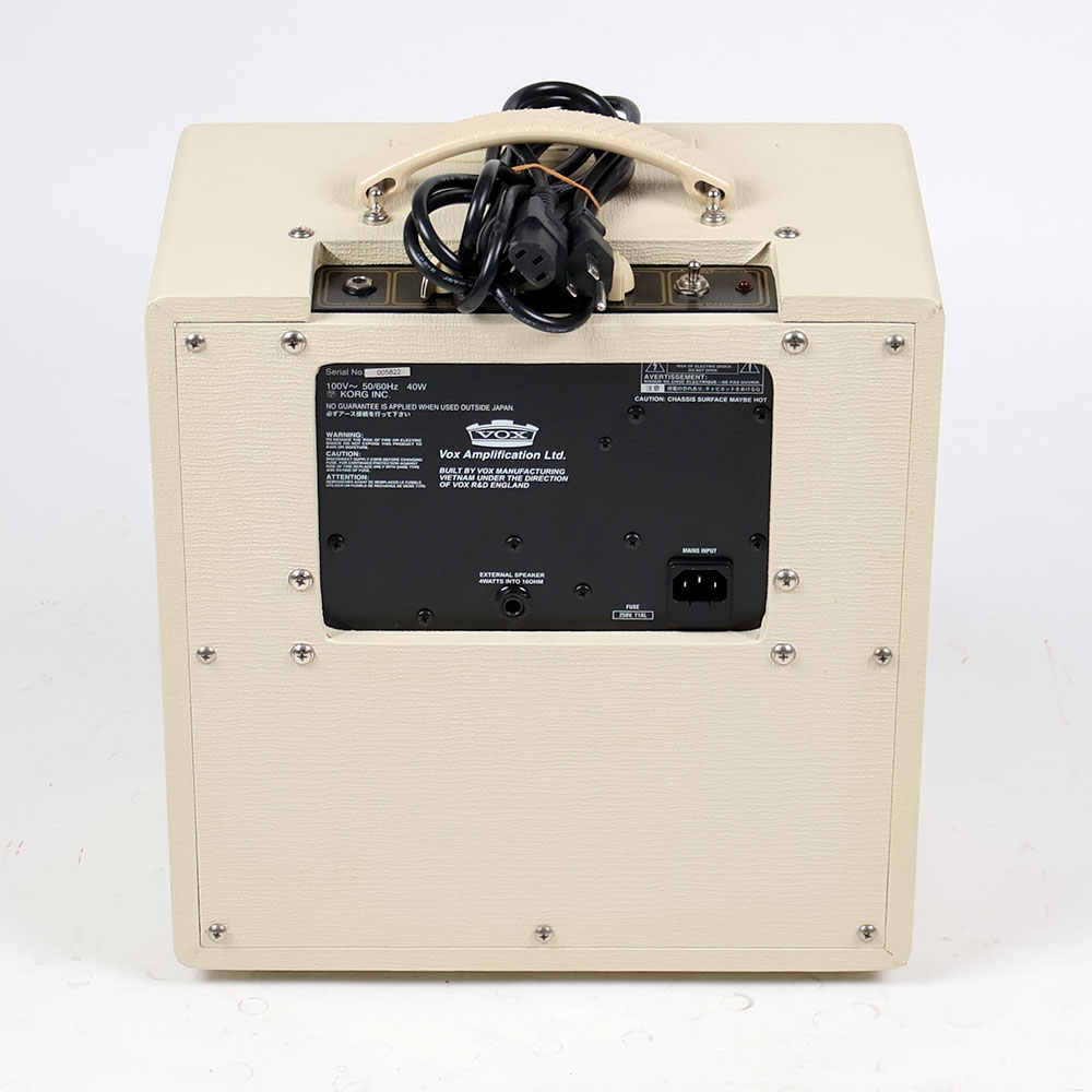 【中古】 ギターアンプ VOX AC4TV 真空管アンプ 4ワット コンボアンプ 背面