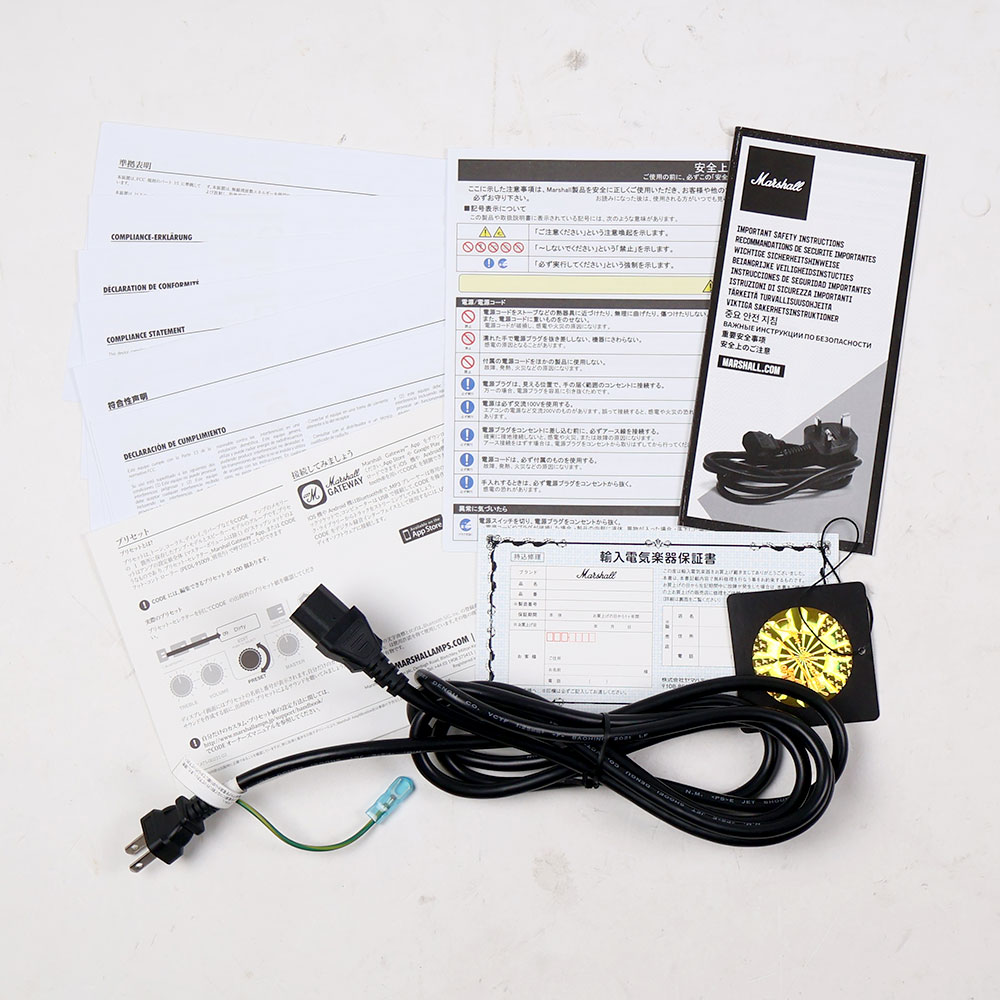 【中古】 マーシャル MARSHALL CODE25 フルモデリング 小型ギターアンプ コンボ 付属品