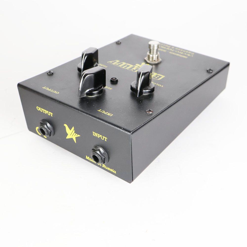 【中古】 ビッグマフ エフェクター ELECTRO-HARMONIX Big Muff π Russian Black Small Box Russia ファズ ディストーション ギターエフェクター 側面