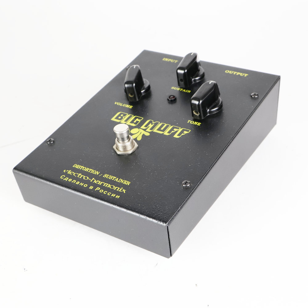 【中古】 ビッグマフ エフェクター ELECTRO-HARMONIX Big Muff π Russian Black Small Box Russia ファズ ディストーション ギターエフェクター 側面