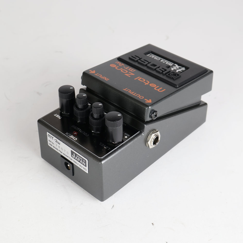 【中古】 BOSS MT-2W WAZA CRAFT Metal Zone メタルゾーン ディストーション ギターエフェクター 側面