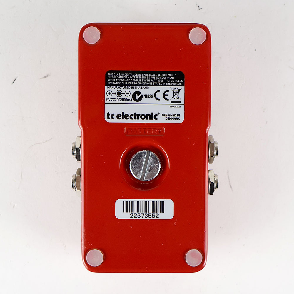 【中古】 tc electronic Hall of Fame 2 Reverb リバーブ ギターエフェクター TCエレクトロニック ホールオブフェイム 裏面