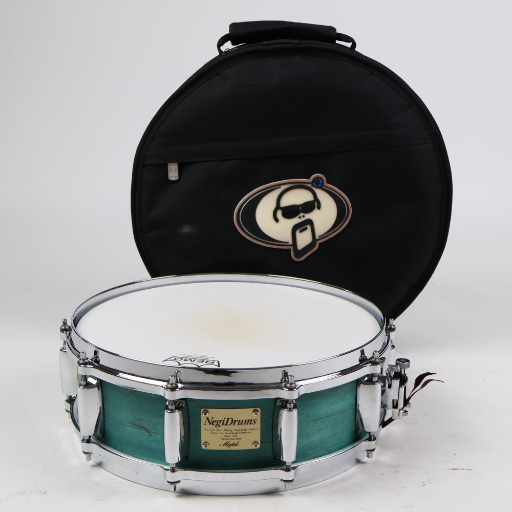 【中古】スネアドラム ネギドラム Negi Drums MR1445D-S2B Maple Shell Snare Drum 14x4.5