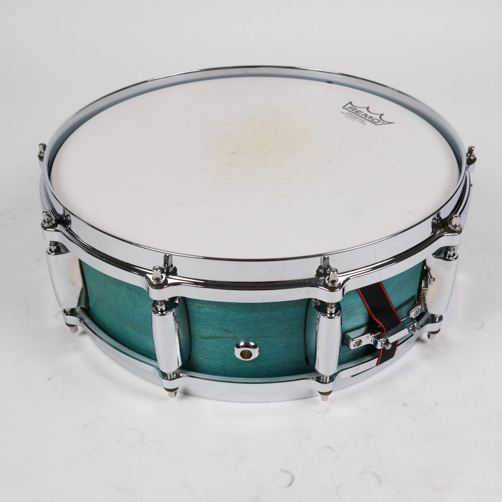 【中古】スネアドラム ネギドラム Negi Drums MR1445D-S2B Maple Shell Snare Drum 14x4.5 全体