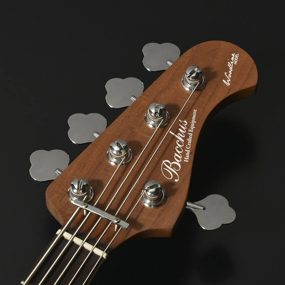 BACCHUS バッカス Japan Tune-up Series WL-PJ5AC RSM/R DLPB エレキベース 5弦ベース ヘッド部