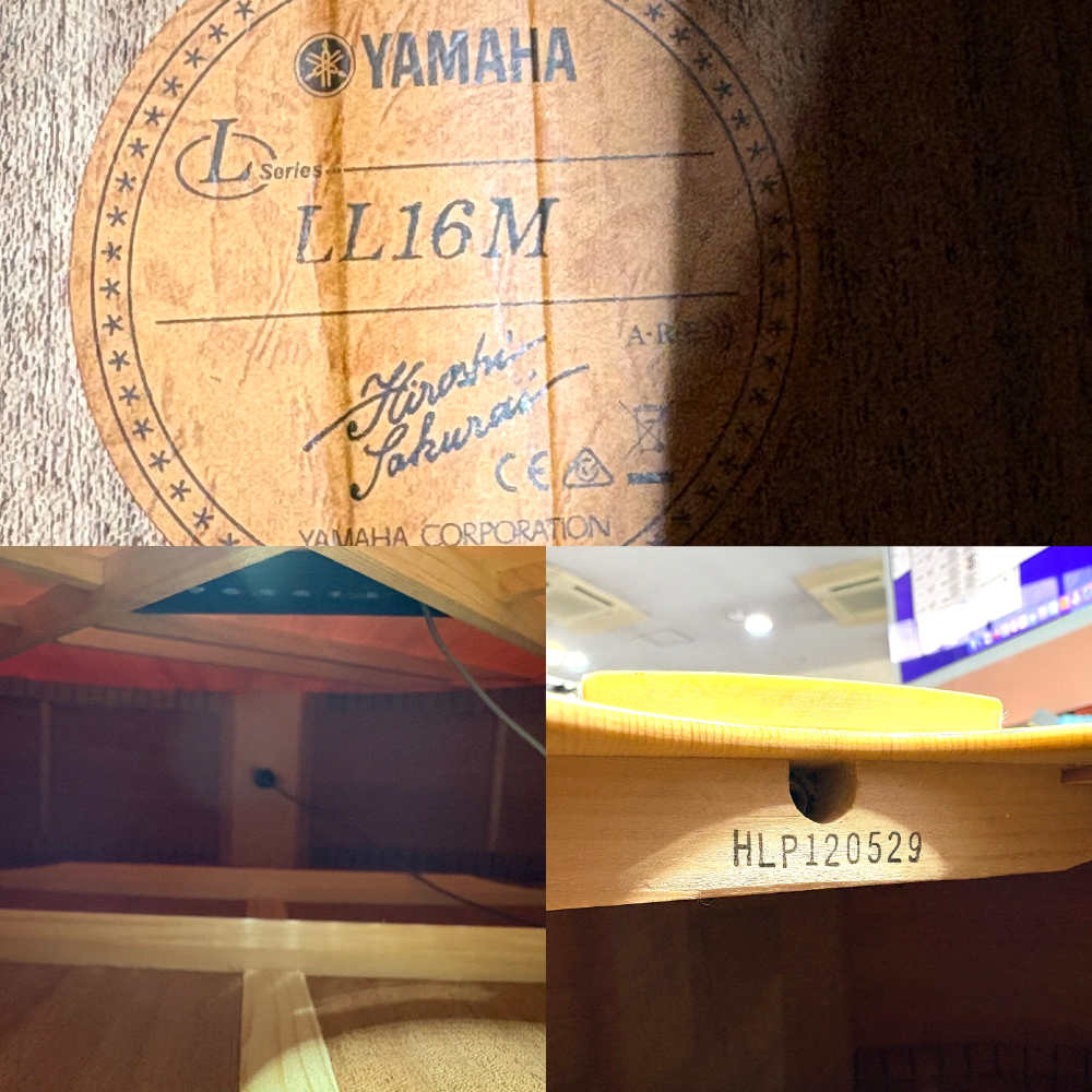 【中古】 アコースティックギター YAMAHA LL16M ARE 2021年製 Yamaha Acoustic Guitar Experience限定販売モデル シリアル