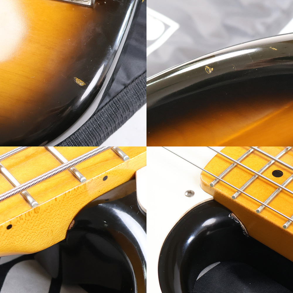 【中古】 エレキベース Edwards by ESP E-PB-83M/LT 2Tone Sunburst 2011年製 Seymour Duncan SPB-2ピックアップ搭載 傷、打痕