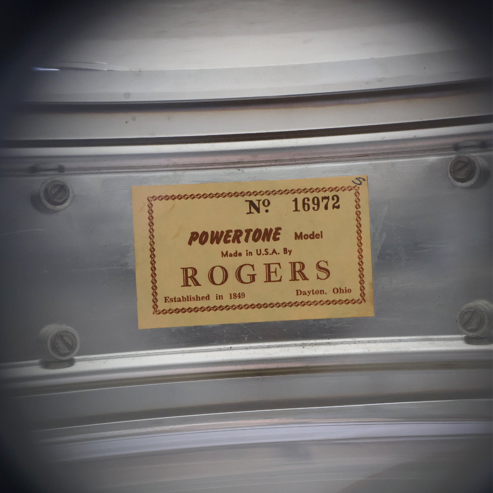 【中古】 Rogers ロジャース 60s PowerTone C.O.B. 14x5 スネアドラム 詳細画像